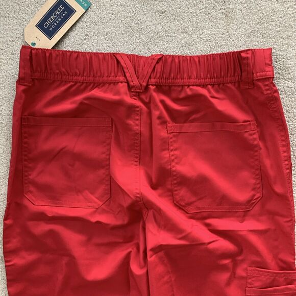 Cherokee Workwear Revolution Men's Fly Front Sz S Scrub Pants - WW140 Modern Red - Picture 12 of 12